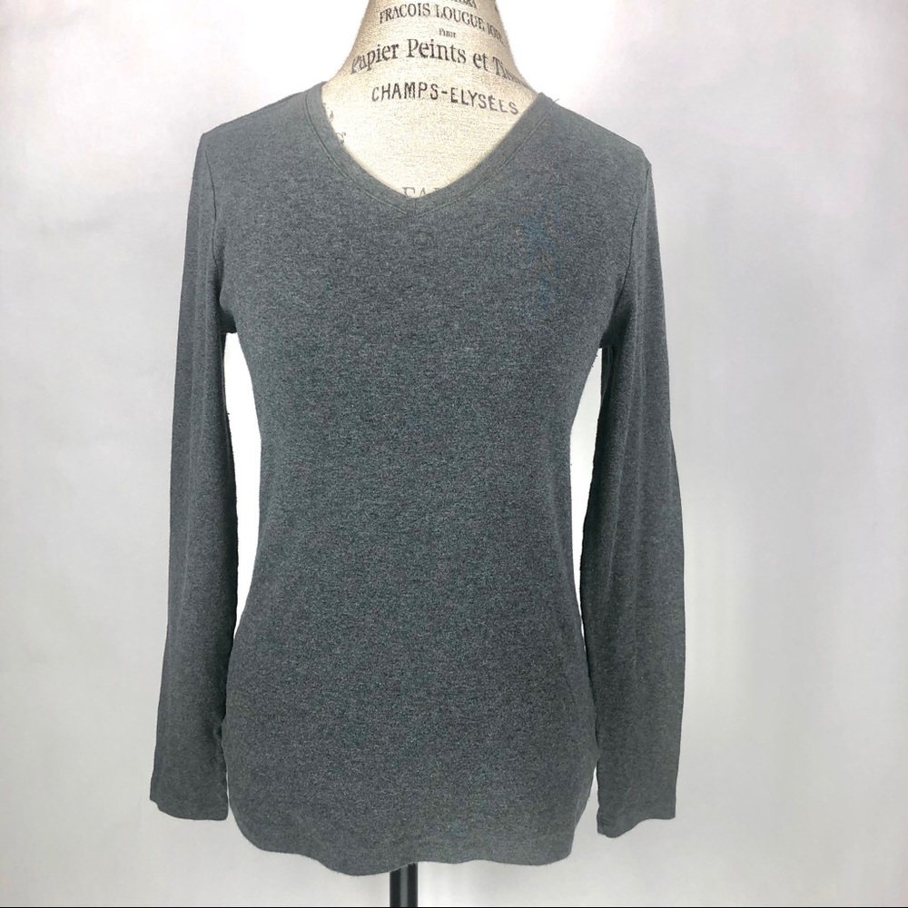 Faded Glory - Gray V Neck TShirt